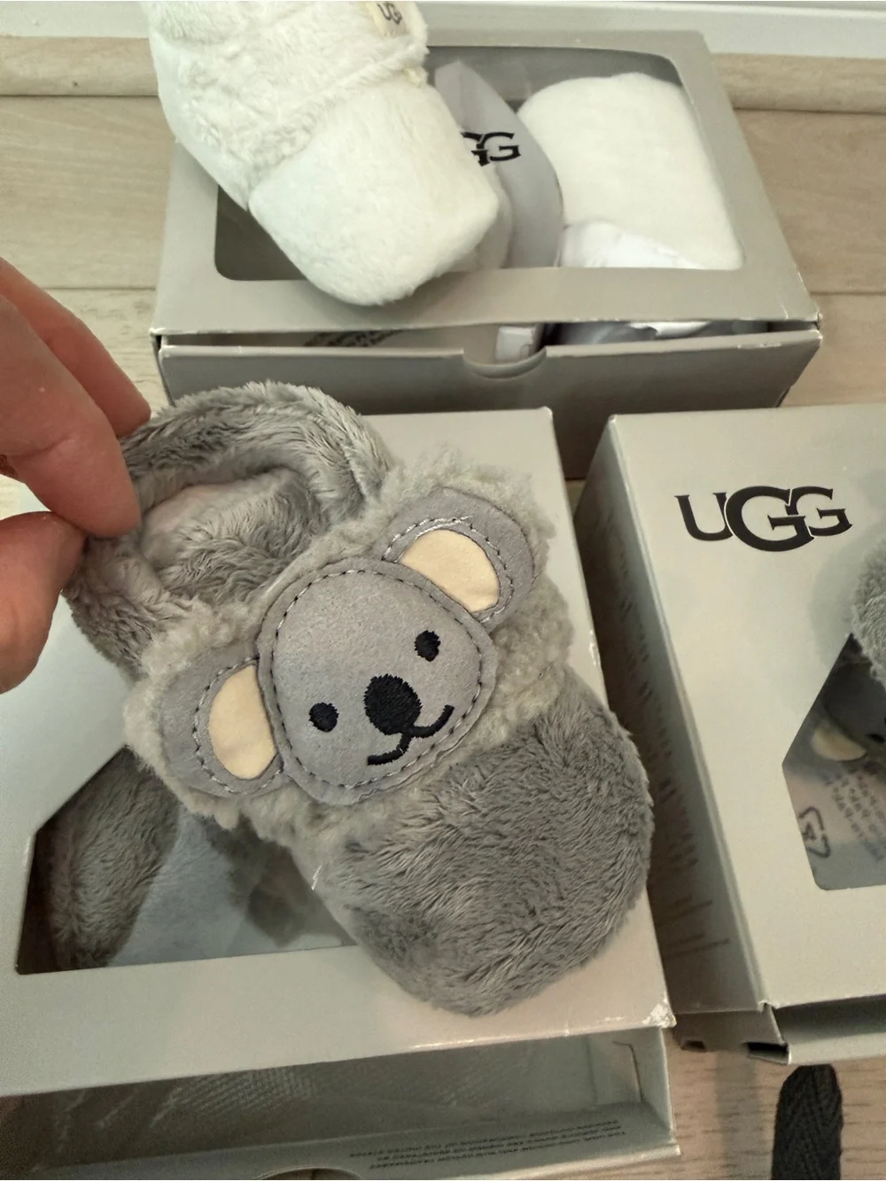 UGG Baby Koala and Baby Cream Bootie Gift Sets